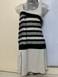 globus branded Striped &amp; Polka Dot Dress