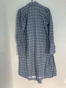 Grey Checkered Shirt Dress | Casual &amp; Comfortable
