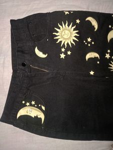 SUN PRINTED JEANS