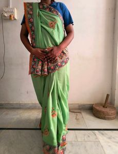 Green Saree Partywear 🌿