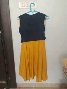 Yellow dress for women