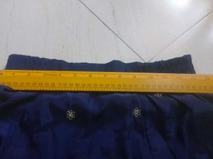 Blue Embroidered lehenga