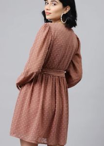 Chic Wrap Mini Dress