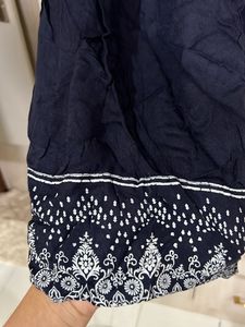 Navy Blue Naira Cut Dress 👗