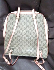 Grey and Pink Bag pack