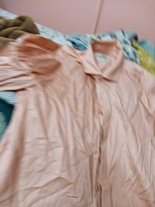 Peach Branded Shirt