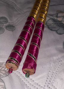 Colorful Dandiya Sticks – Festive &amp; Fun!&#34;