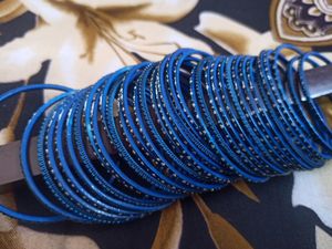 Beautiful Blue Bangles