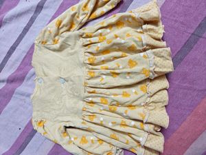 Cute Bunny Print Dress