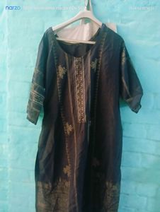 Black Printed Suit