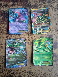 Pokemon Card Set with Rock-Paper-Scissors Feature