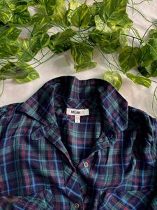 William Rast Women’s Plaid Button-Up Shirt - (28)