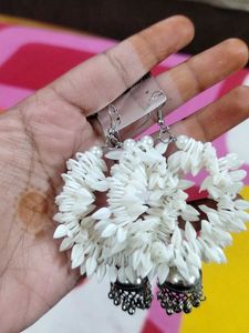 Floral Jhumka Earrings