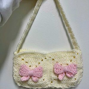 Crochet Bow Bag