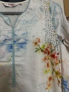 Floral Print Kurta