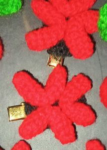 Red Angry Mark Hair Clip