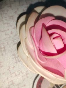 Pink Flower Hair Clip