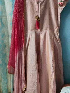 Elegant Ethnic gown with dupatta