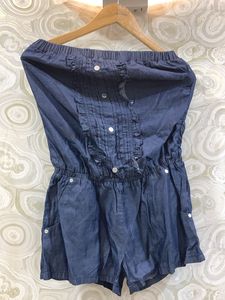 Denim Romper