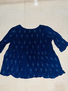 Blue Printed Tunic
