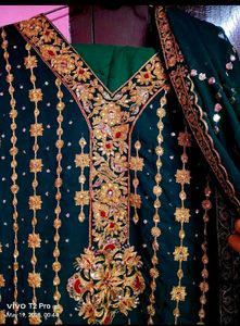 Elegant Heavy Sequence Embroidered Kurta Set