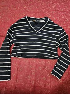 Striped Long Sleeve Top