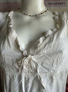 White Bones Corset Top