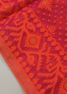 Pure Cotton Dhakai Jamdani Saree