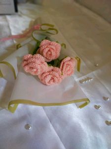 Crochet Rose Bouquet