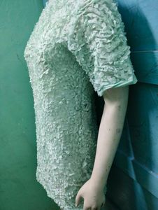 Textured Green Bodycon