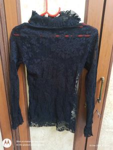 Black Net Top