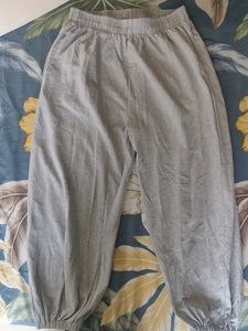 Gray Casual Pants