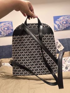 Michael Kors’ Cindy Large MK Logo backpack