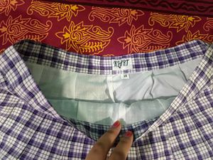 Korean Kpop Idol Purple Mini Skirt