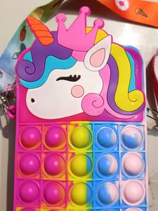 Unicorn Pop It Sling Bag Shoulder
