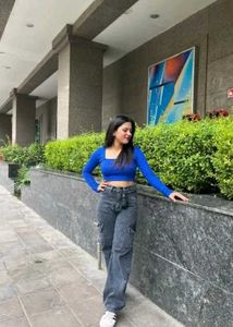 Blue Long Sleeve Top