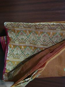 Excellent Golden Colour Saree