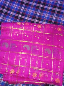 Beautiful Rose Colour Net saree!✨