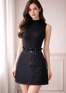 Chic Denim Mini Skirt