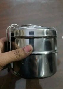 Brand New 2 Tier Steel Tiffin Box