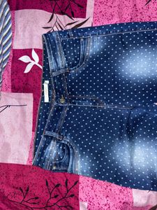 Printed Shaded Jean