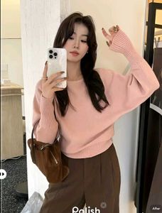 New with tag Pinterest Korean peach pullover