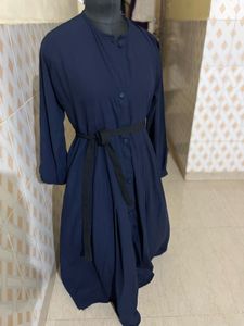 Navy Blue Abaya