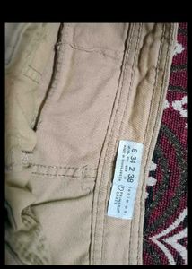 Beige Cargo Pant