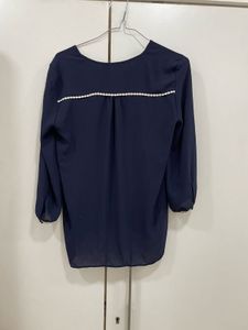 Elegant Navy Blue Top