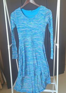 Blue Multi Colored Dress