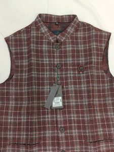 XXL - Chequered Nehru Jacket