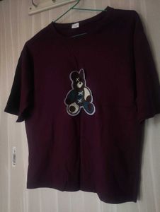 Cute Bear Graphic Tee🌸