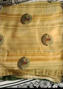 Elegant Peacock Saree
