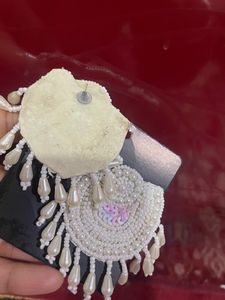 White Earrings